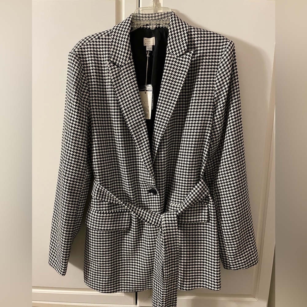 NWT A New Day Houndstooth Blazer